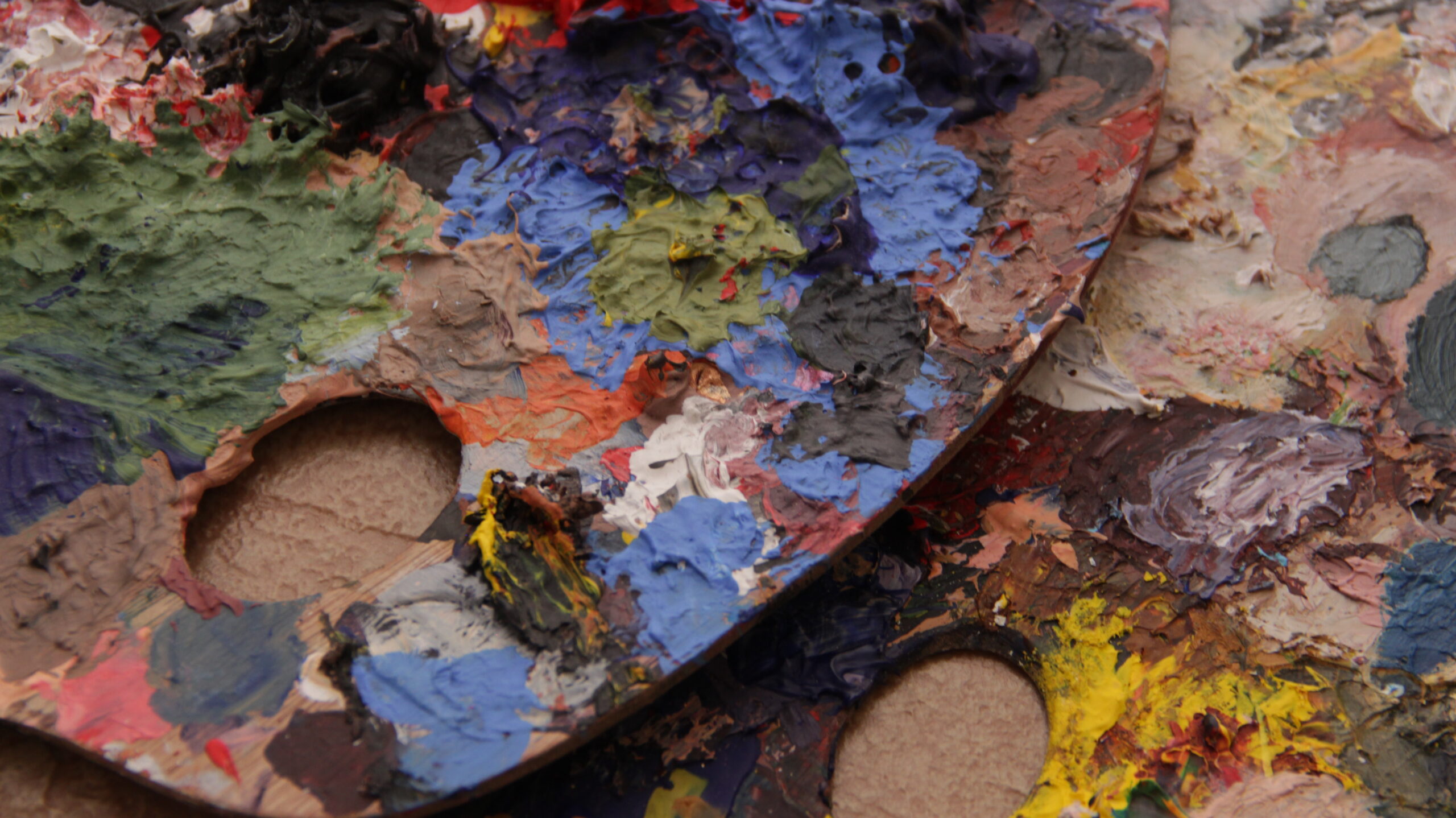 Výtvarný příměstský tábor Praha Vinohrady - paleta barev